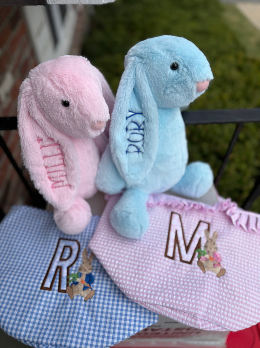 Embroidered Easter Baskets