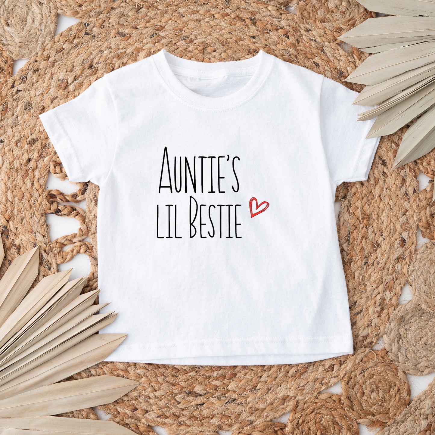 Personalized Auntie, Massi little bestie bodysuit or tee