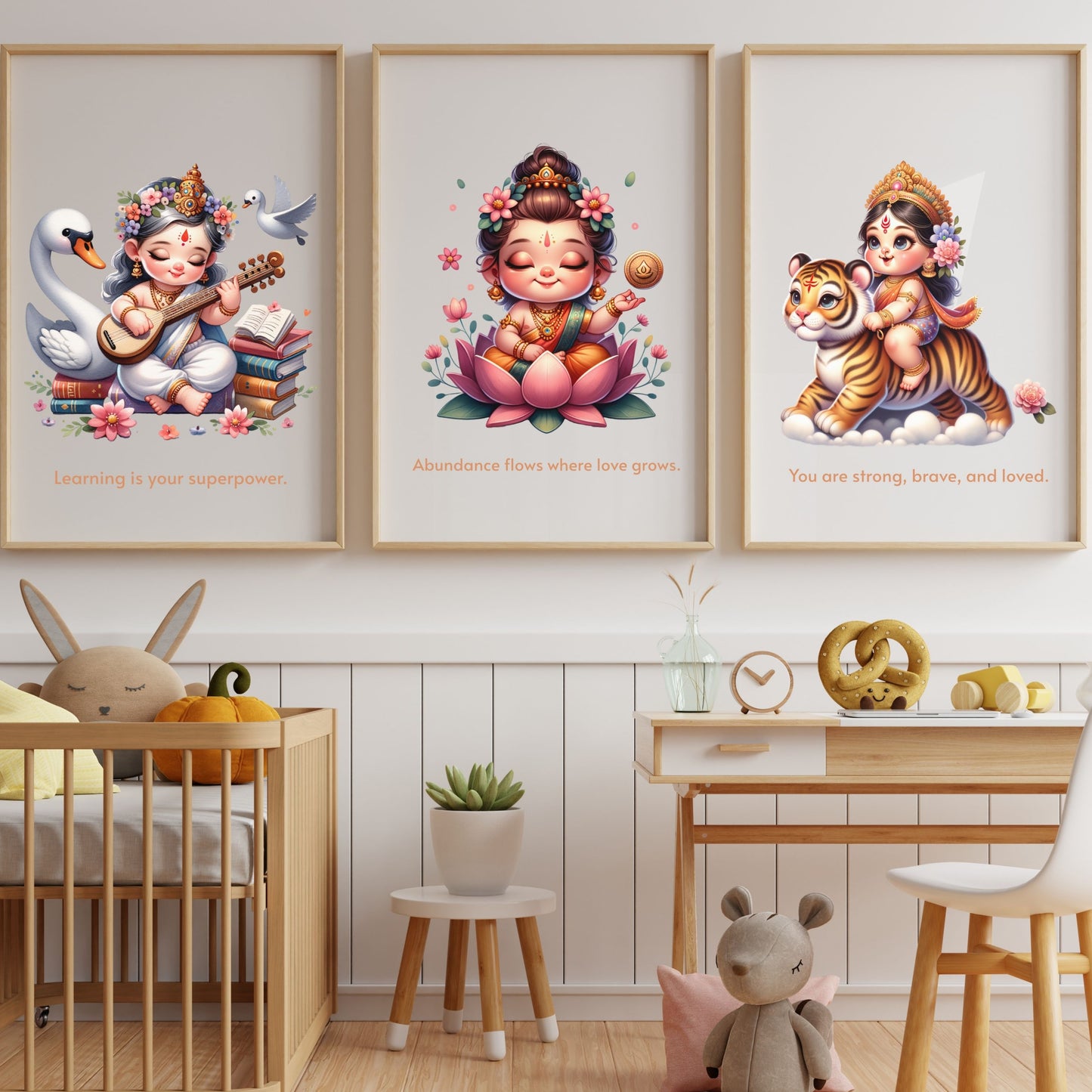 Hindu God Nursery Wall Art digital art