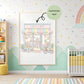 Indian Nursery Wall Art Baby Girl Room Decor | Digital Download