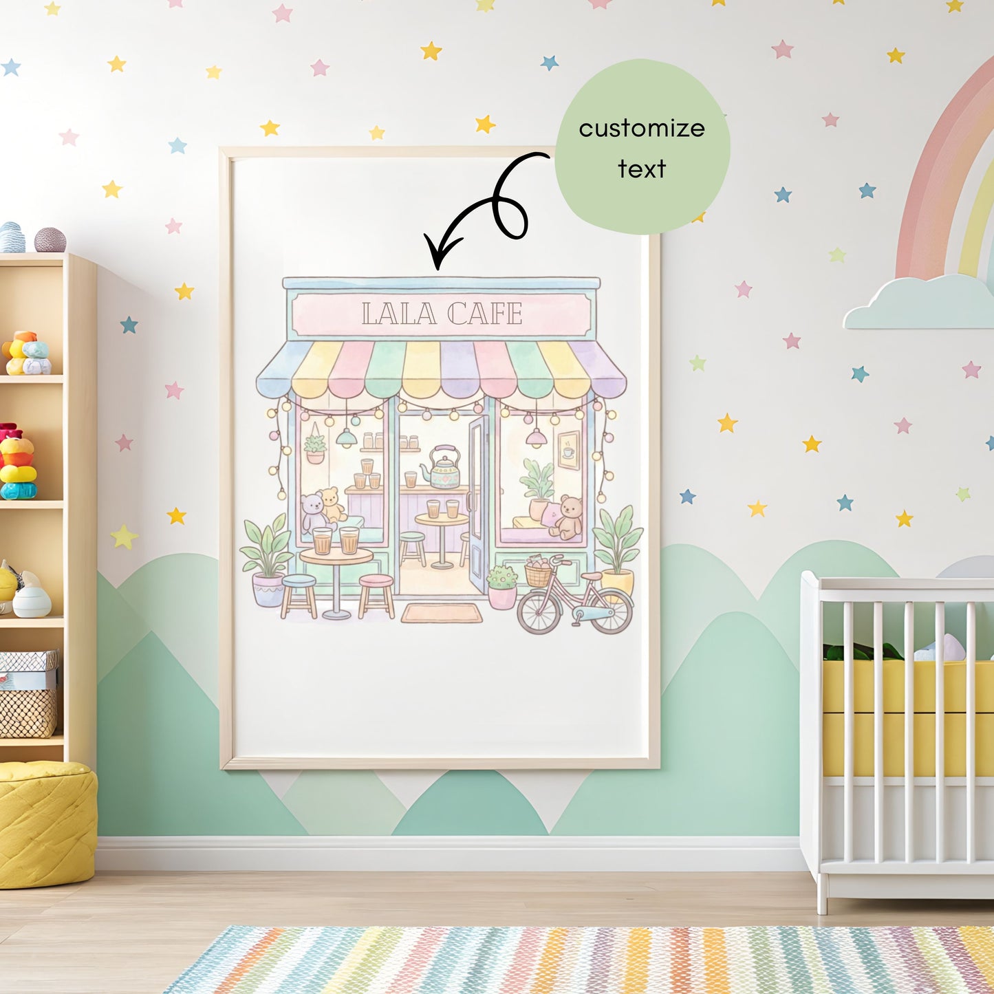 Indian Nursery Wall Art Baby Girl Room Decor | Digital Download