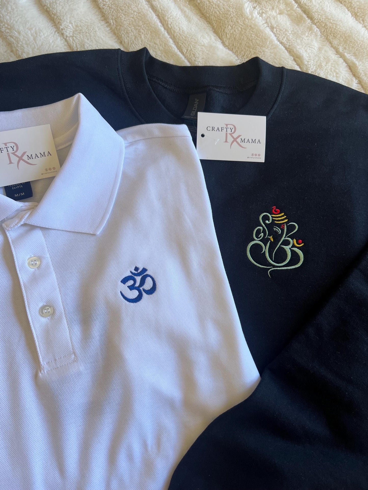 OM Embroidered Sweatshirt
