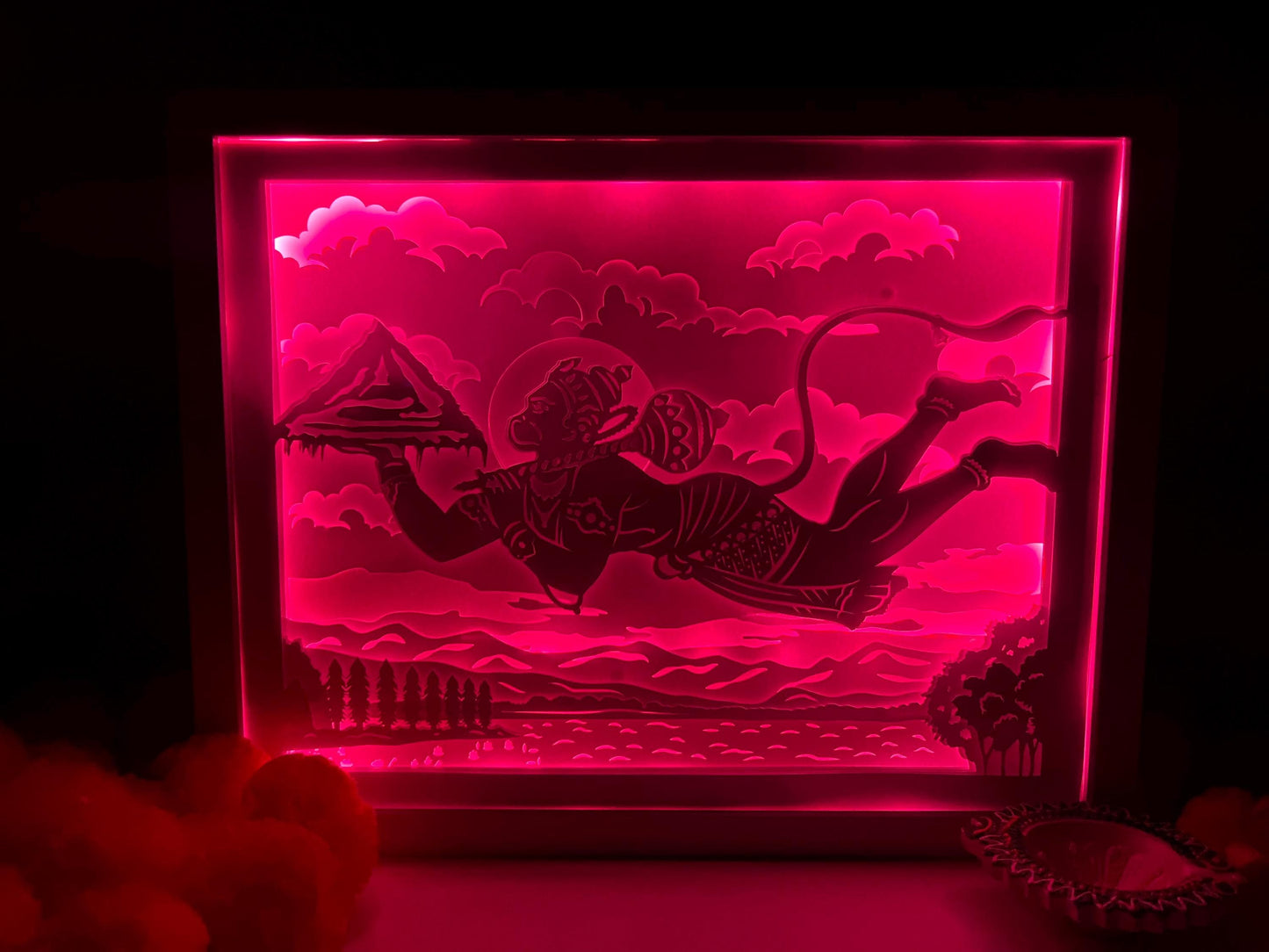 Hanuman Color Changing Lightbox