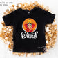 Orange and Red Ganesh Diwali bodysuit or tee