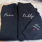 Personalized Mama Shirt with names on sleeve