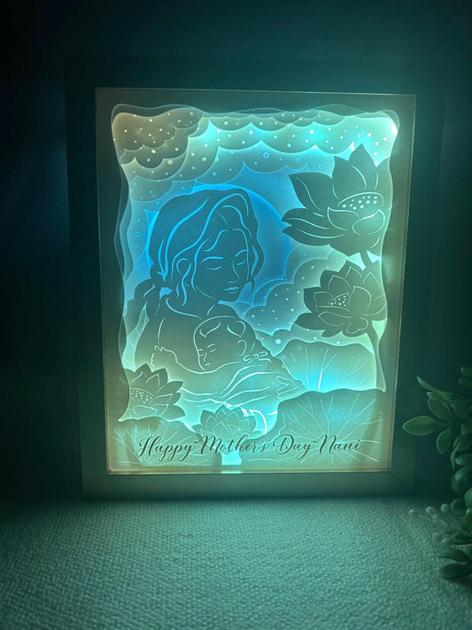 Personalized Mother's Day Color Changing Lightbox