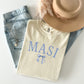 Personalized Mama with coquette bow Tee