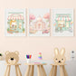 Indian Nursery Wall Art Baby Girl Room Decor | Digital Download