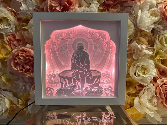Sai Baba Color Changing Lightbox