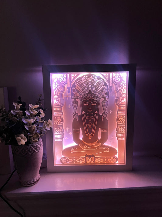 Parshwanath Bhagwan Color Changing Lightbox