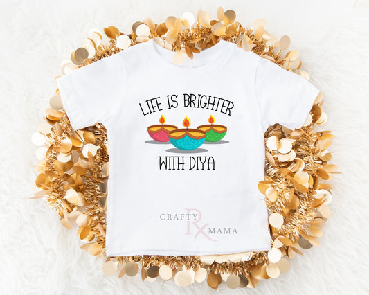 Life is Brighter Diwali Bodysuit/Shirt