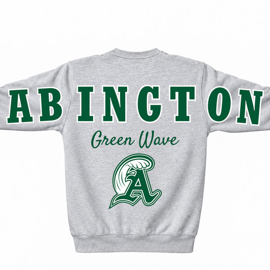 Signature Abington Green Wave Wingspan Crewneck