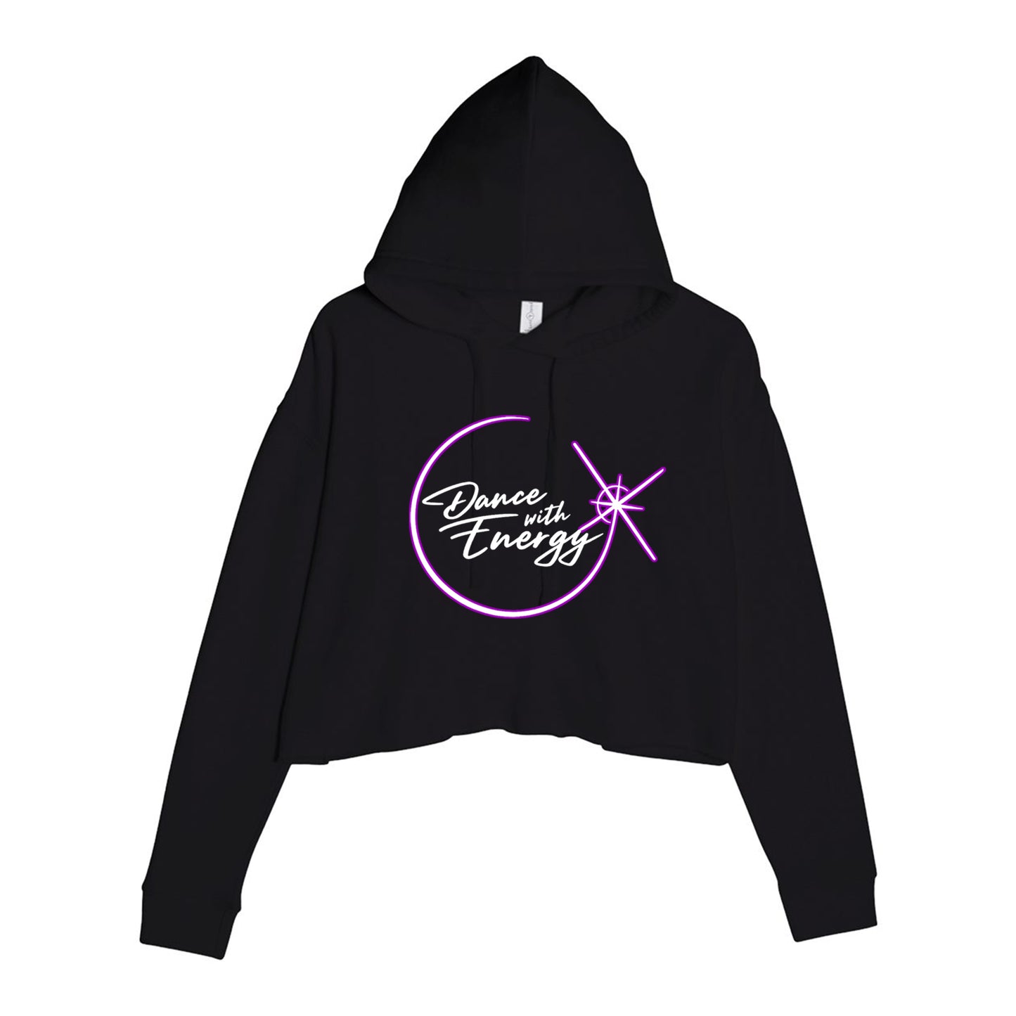 Dance with Energy Adult Cropped Hoodie