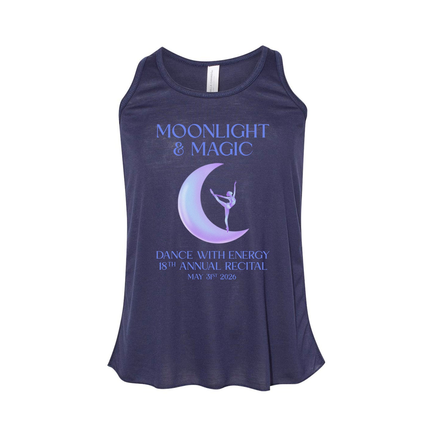 DWE Recital Flowy Racerback Tank - Youth and Adult