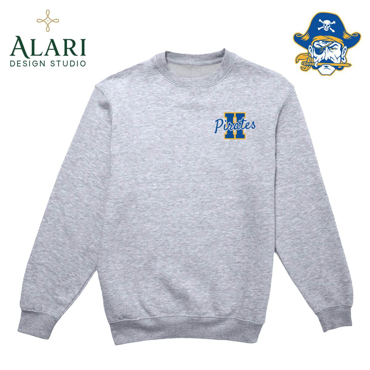 Signature Hull Pirates Wingspan Crewneck