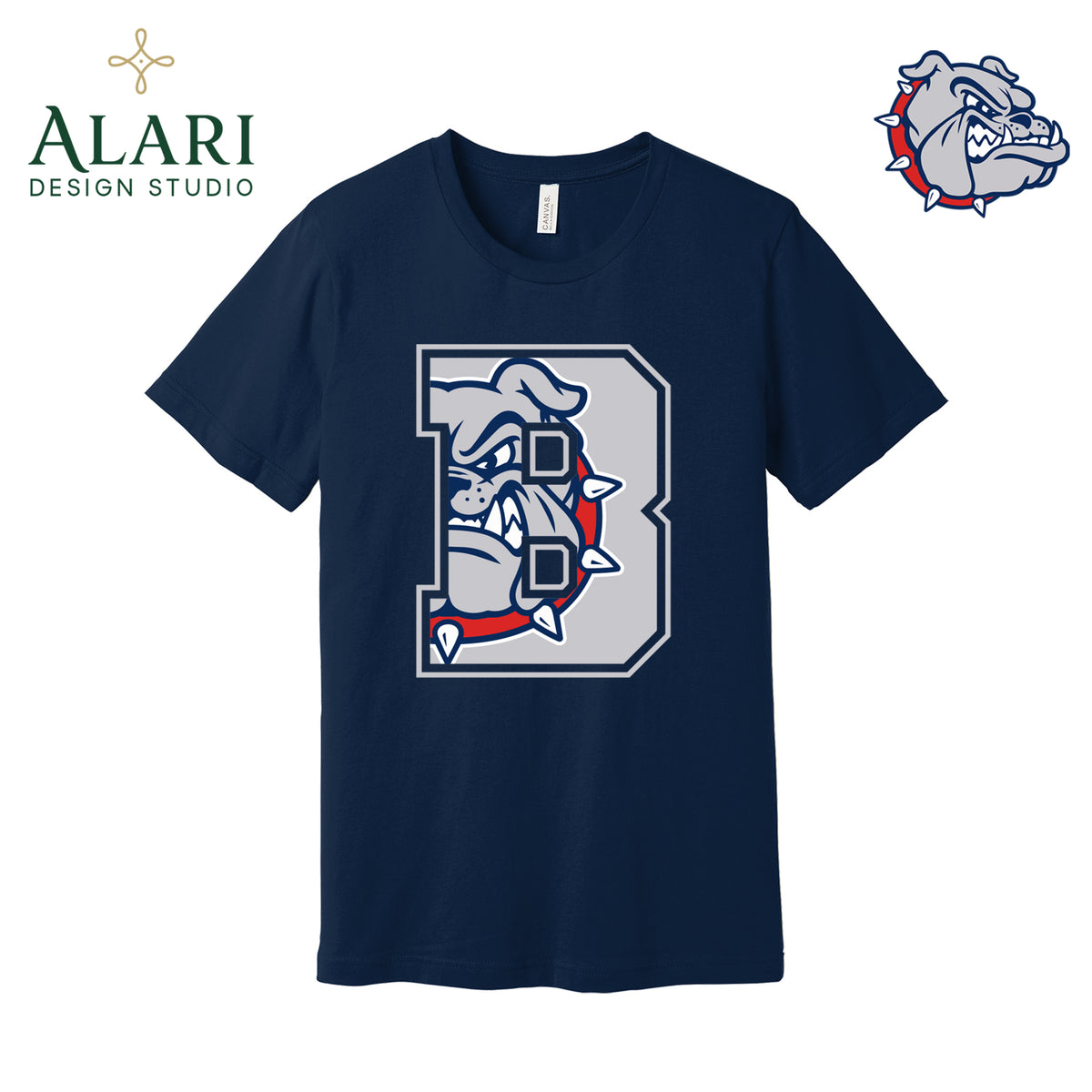 Rockland Bulldog Mascot Shirt