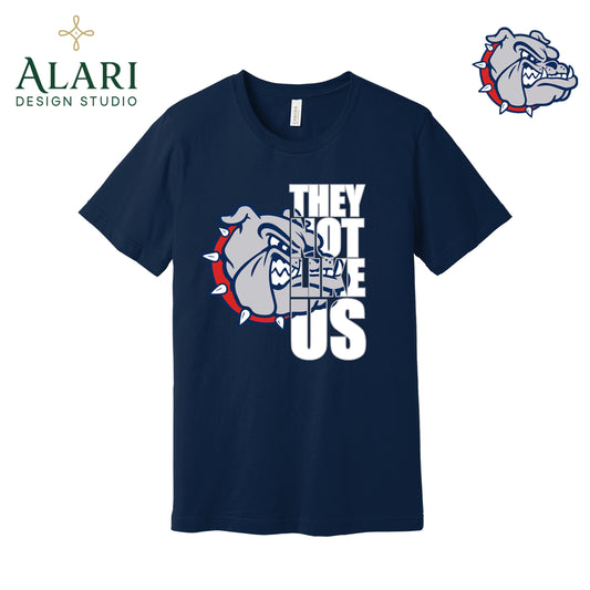 Rockland Bulldog Not like Us Shirt