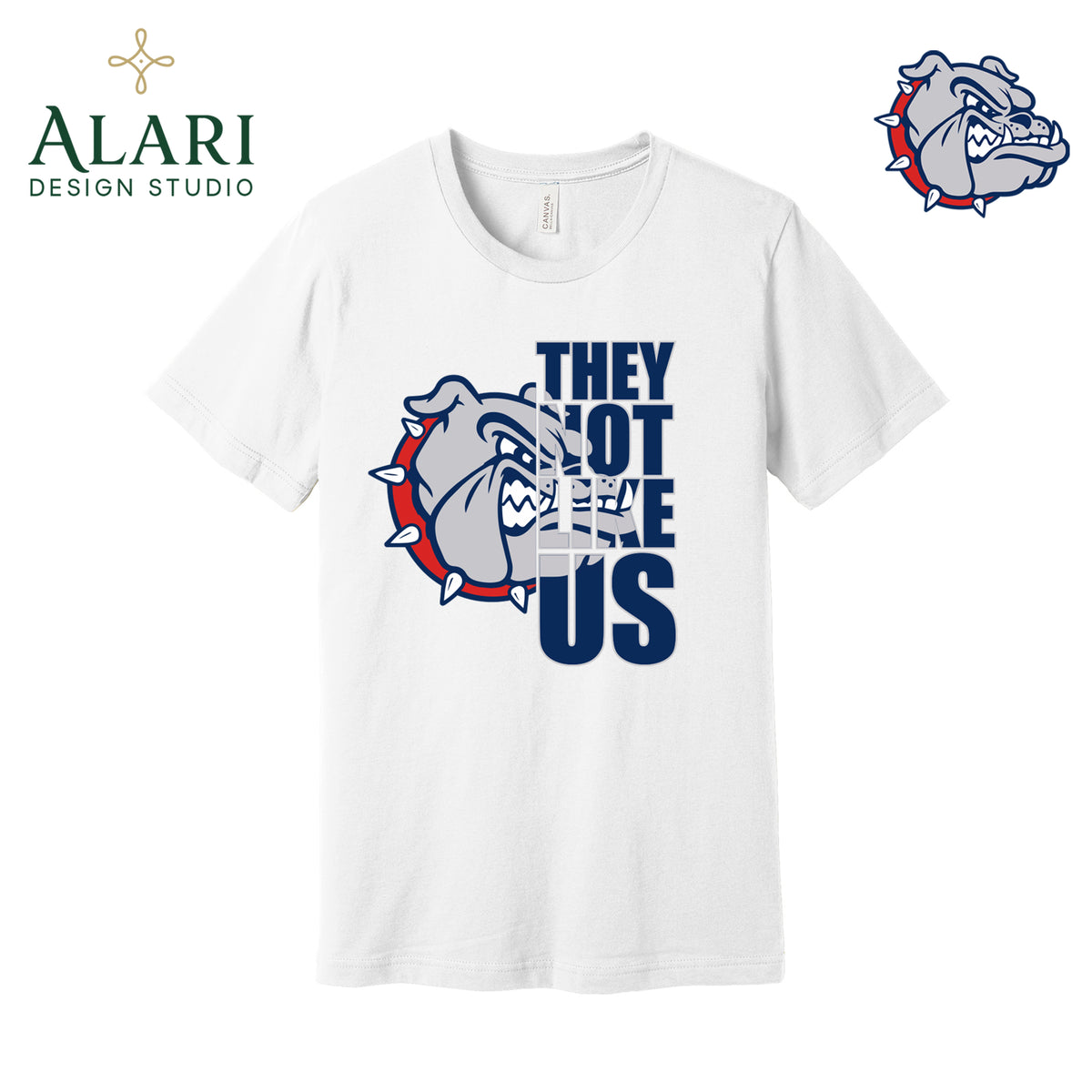 Rockland Bulldog Not like Us Shirt