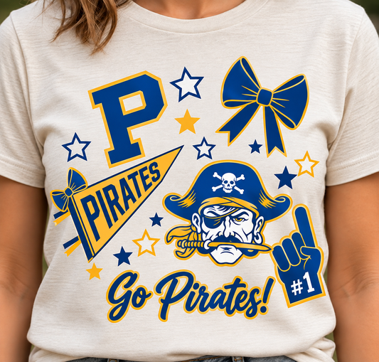 Hull Pirates Doodle Shirt