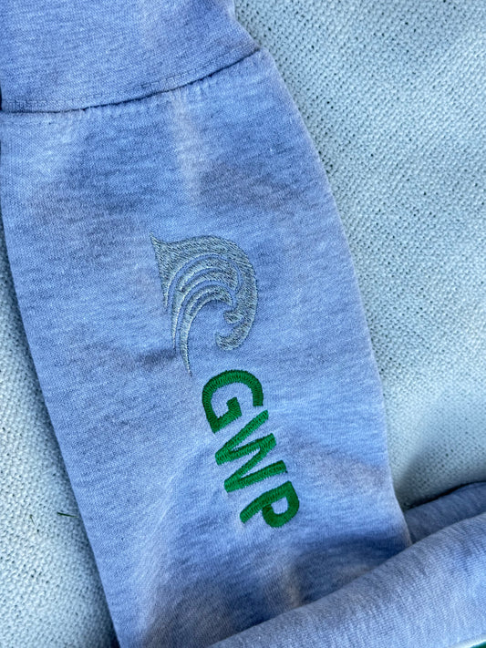 Embroidered Abington Green Waves Sweatshirt