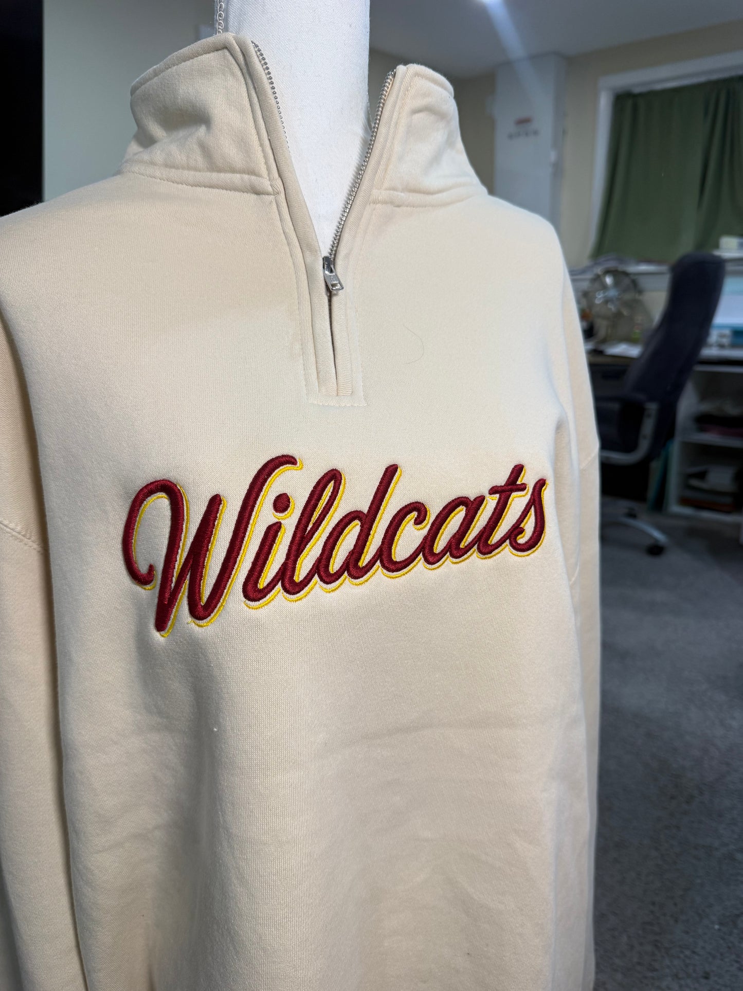 Embroidered 3D Wildcat Sweatshirt