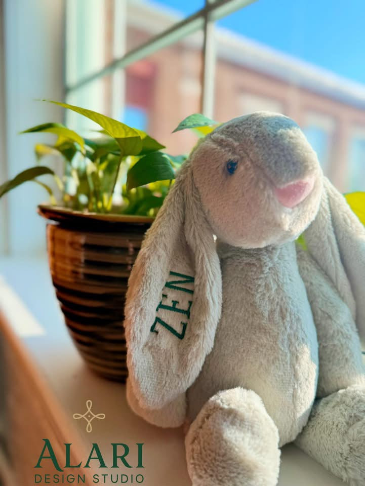 Embroidered Easter Bunny