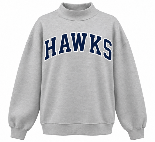 Pre Order Hawks mockneck