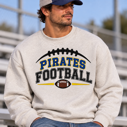 Hull Embroidered Football Sweatshirt