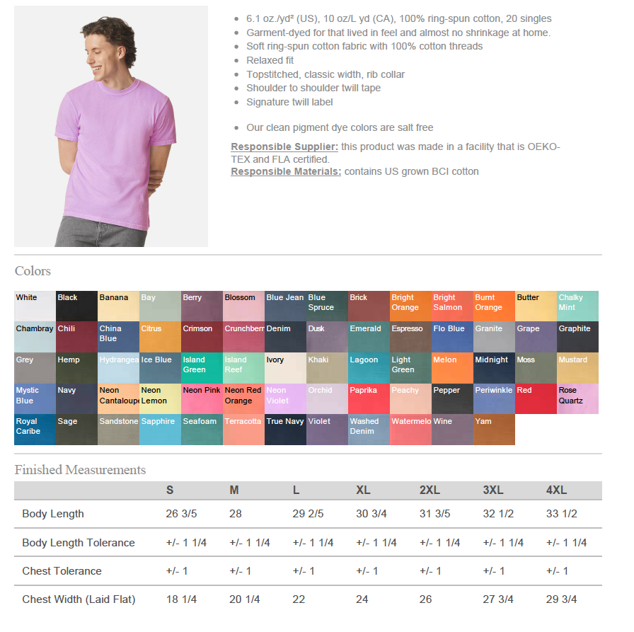 Personalized Biggest Fan Adult Comfort Colors