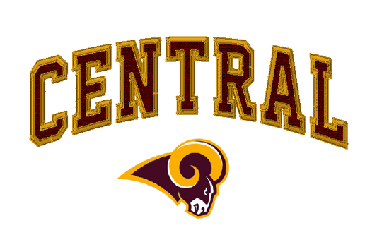 Embroidered Central Rams Sweatshirt/Mockneck