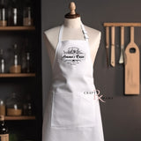 Personalized Amma's Rasoi, Floral Design Apron