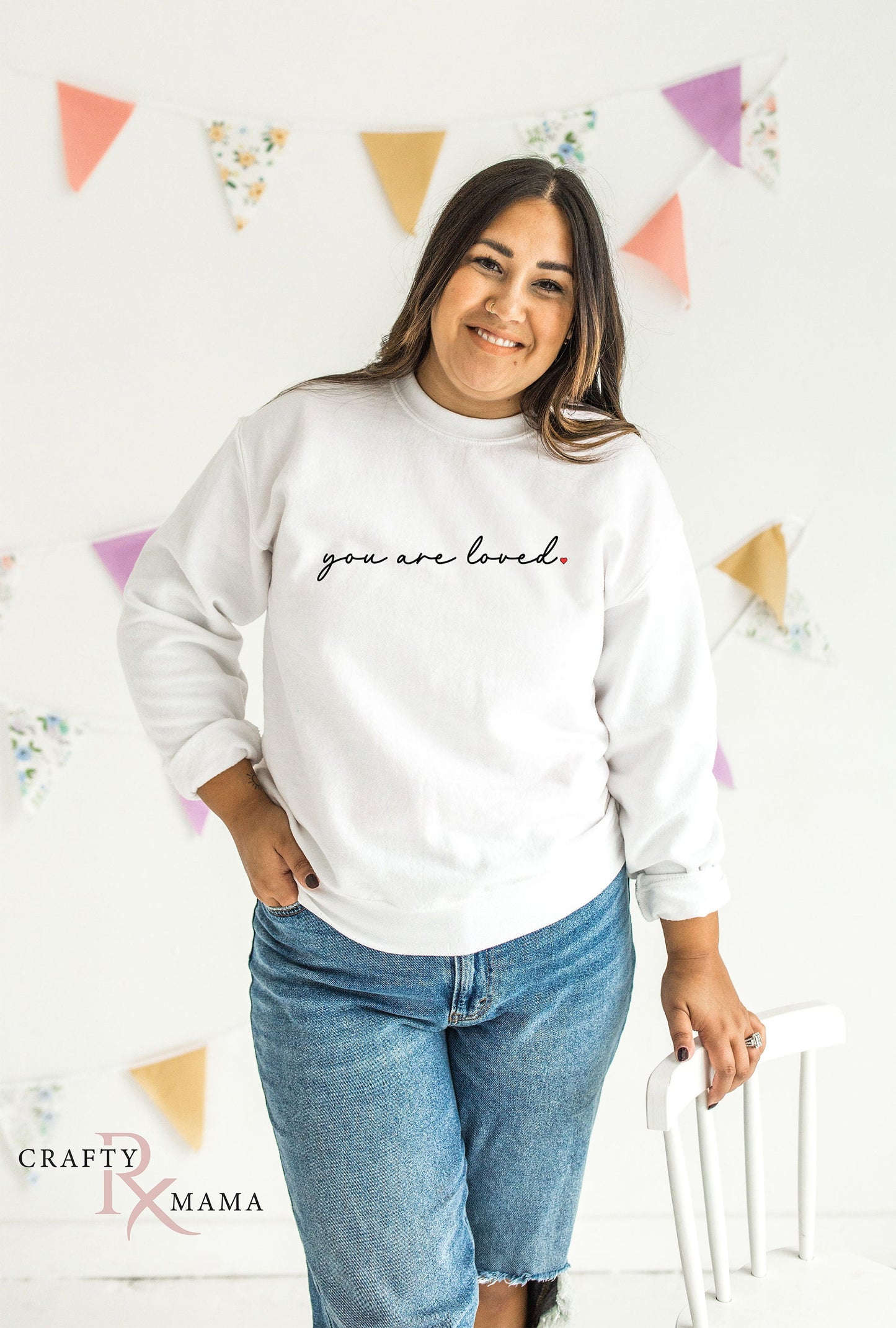 You are loved crewneck