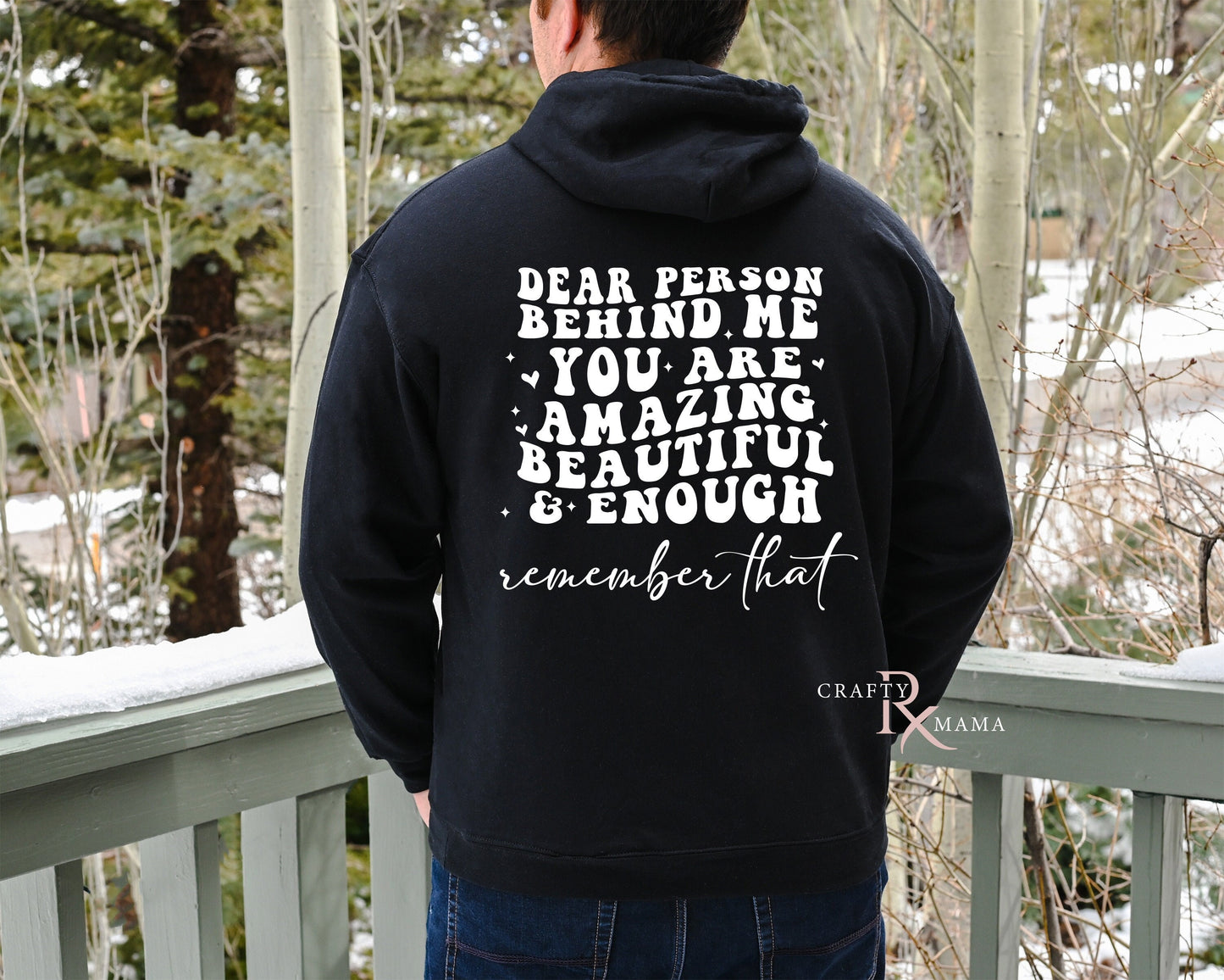 Dear person behind me Sweatshirt  Motivation Hoodie