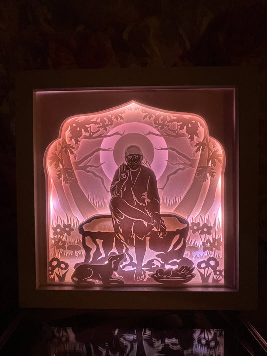 Sai Baba Color Changing Lightbox