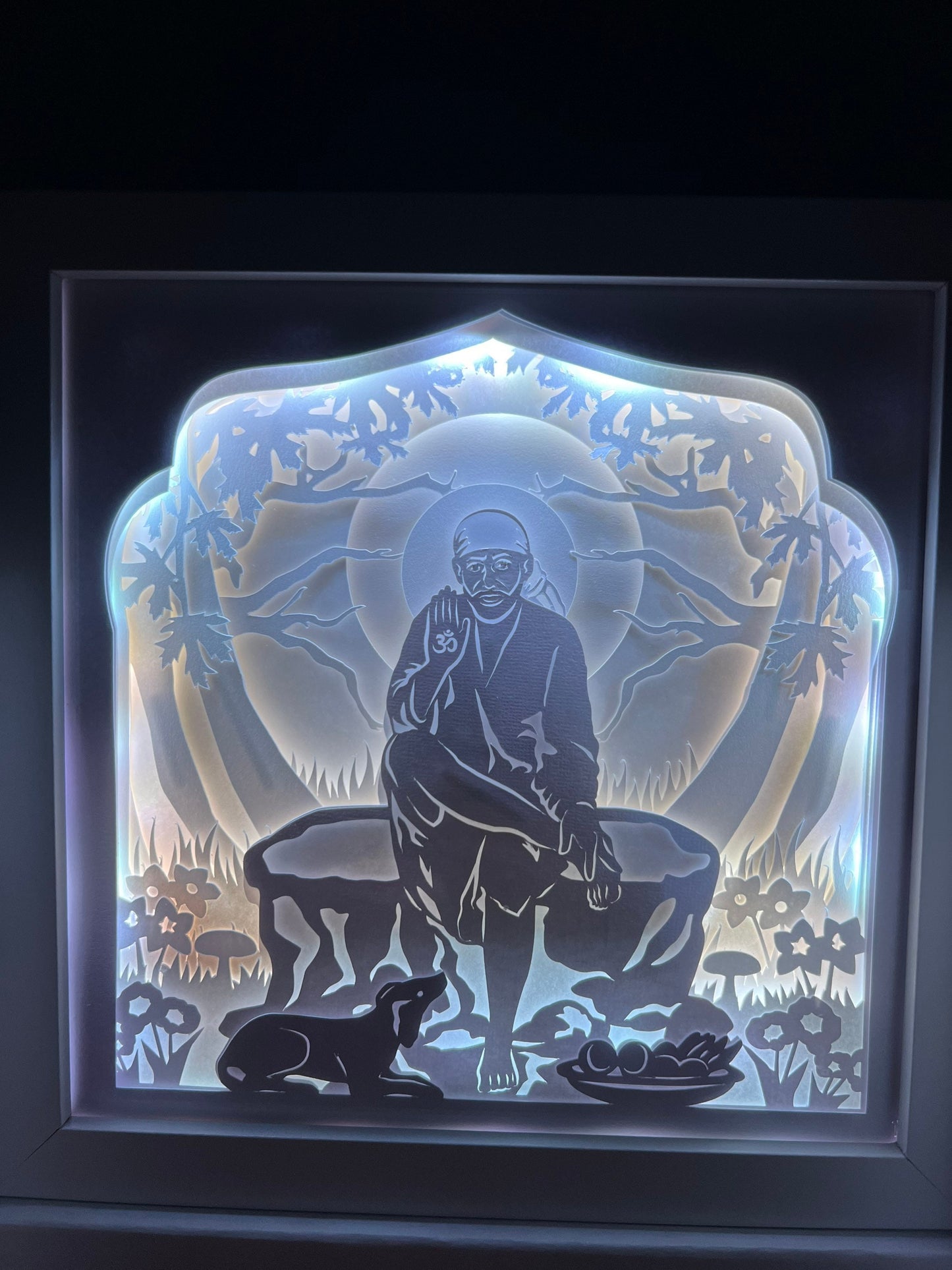 Sai Baba Color Changing Lightbox