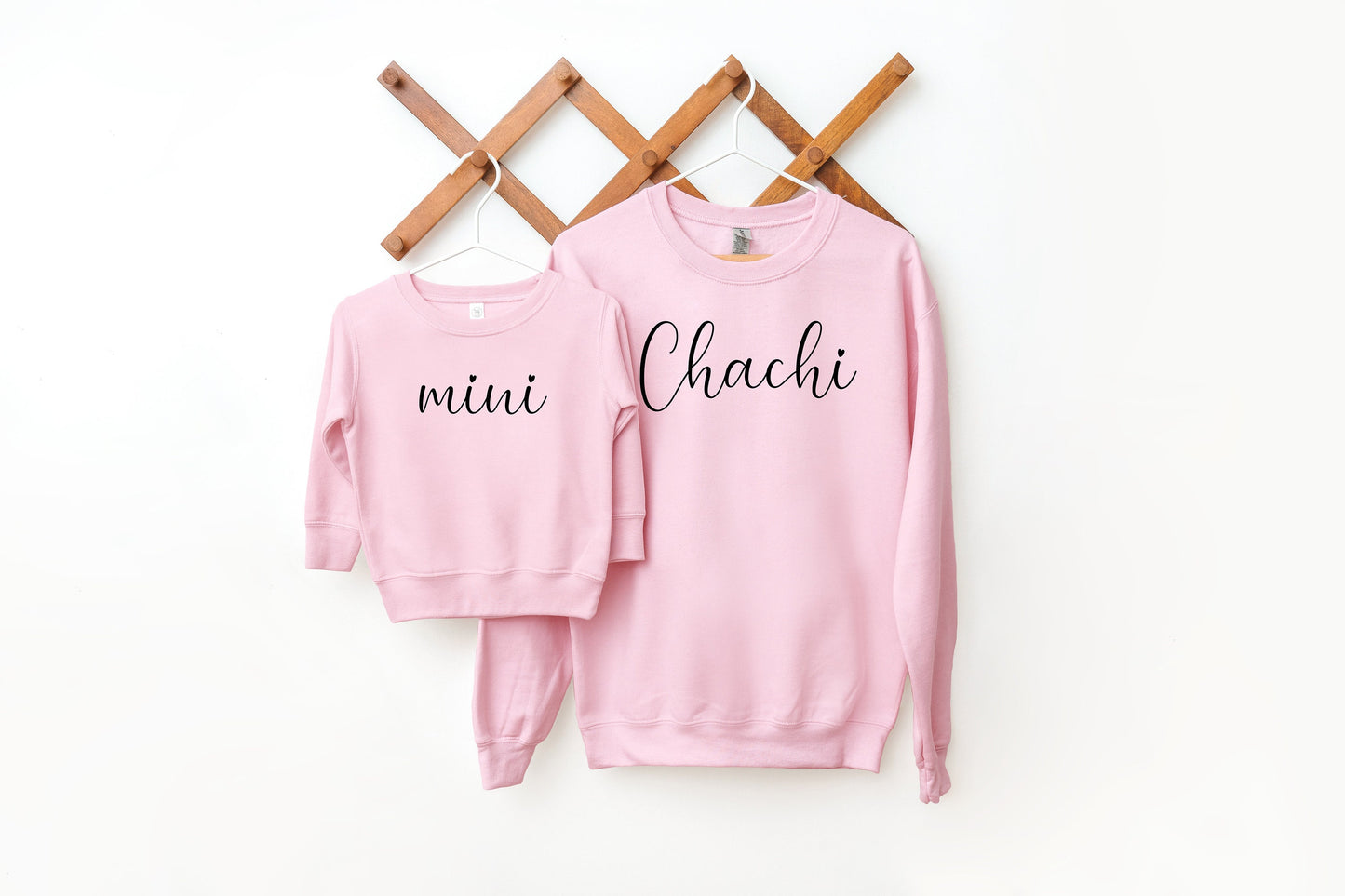 Personalized Matching Auntie and Mini Sweatshirts