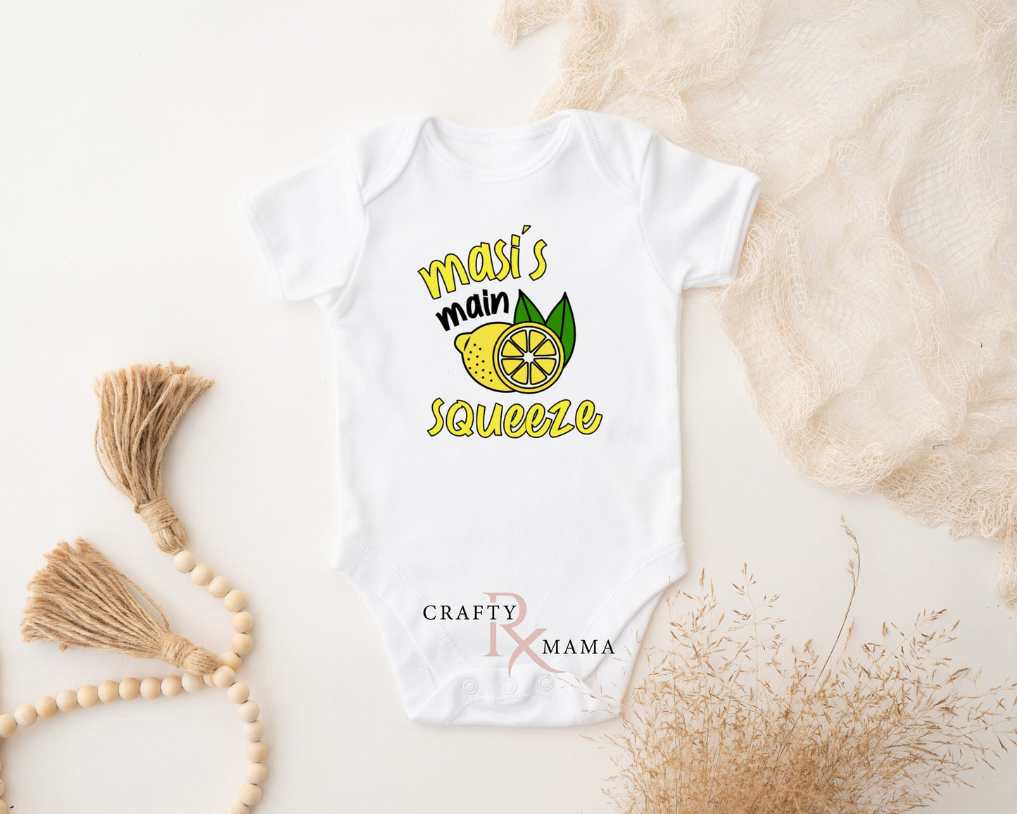 Personalized Auntie's Main Squeeze bodysuit or tee