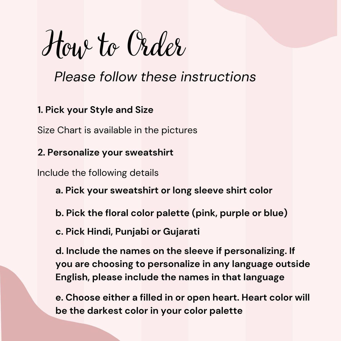 Custom Floral Embroidered Sweatshirt: Personalized Name Sleeve, South Asian Gift