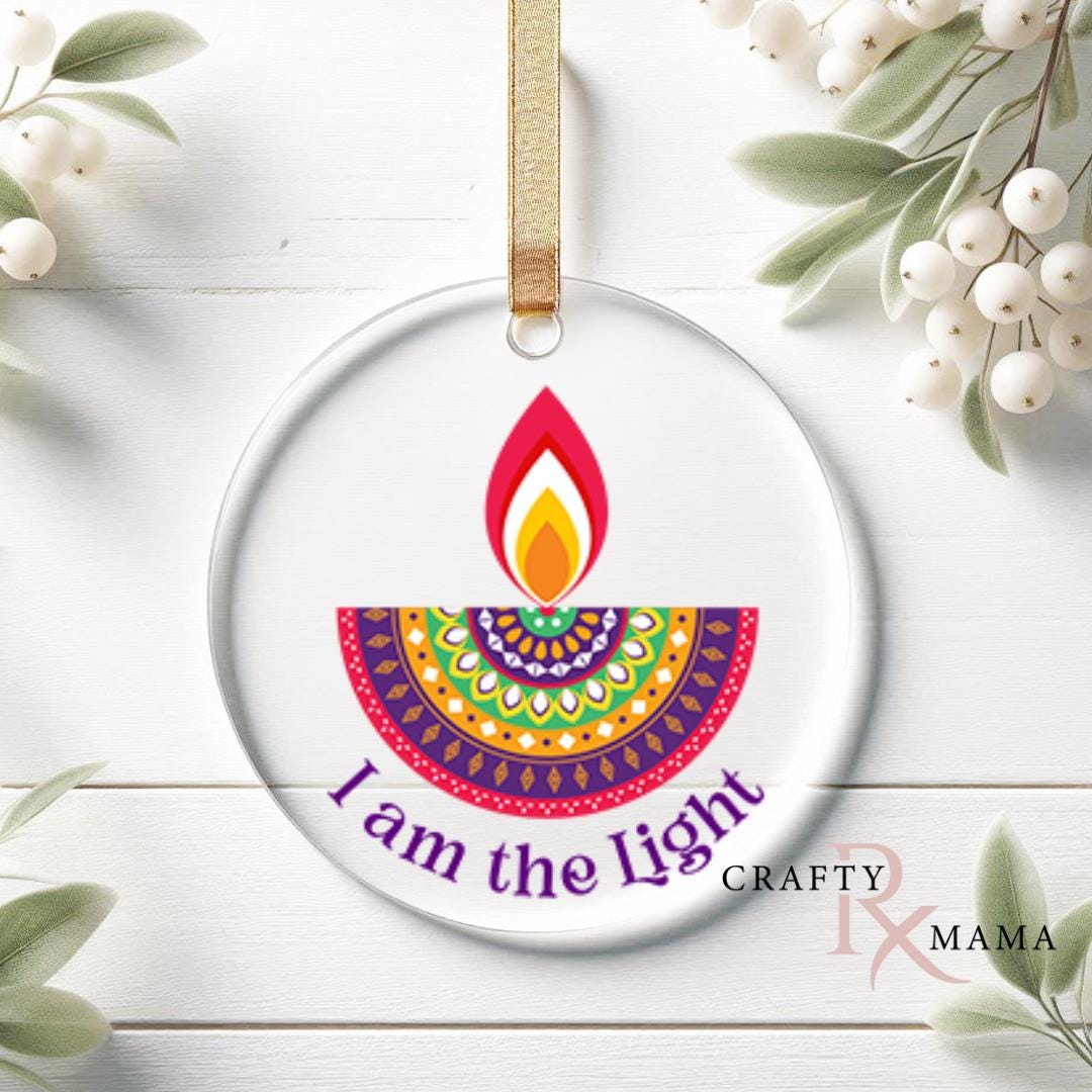I am the Light Christmas Ornament