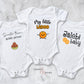 Mithai Bodysuit bundle set | Jalebi Baby, Little Ladoo and Sweeter than Gulab Jamun