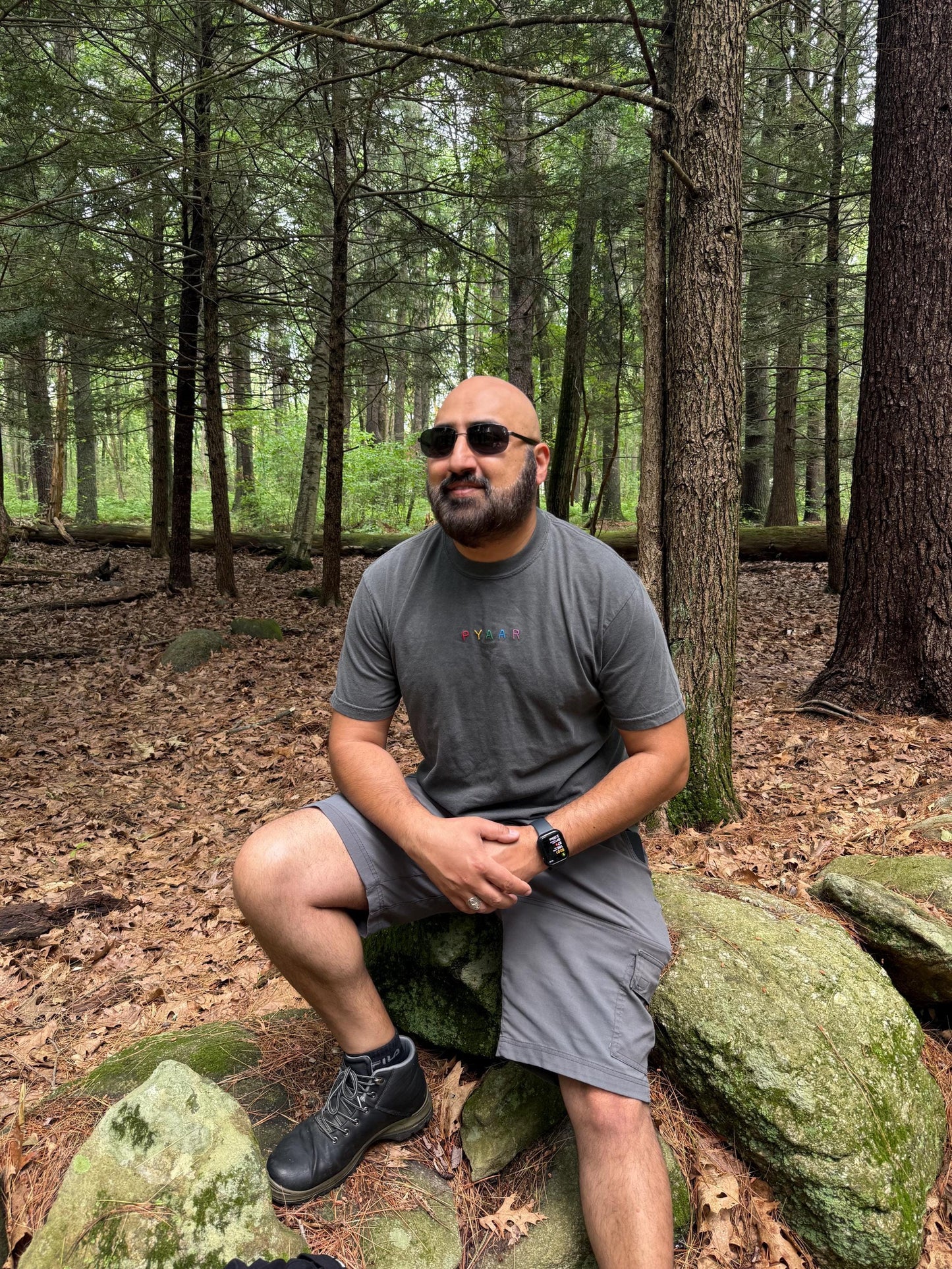 Embroidered Pyaar T-Shirt Sweatshirt