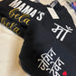 Custom Telugu Sweatshirt w/names on sleeves