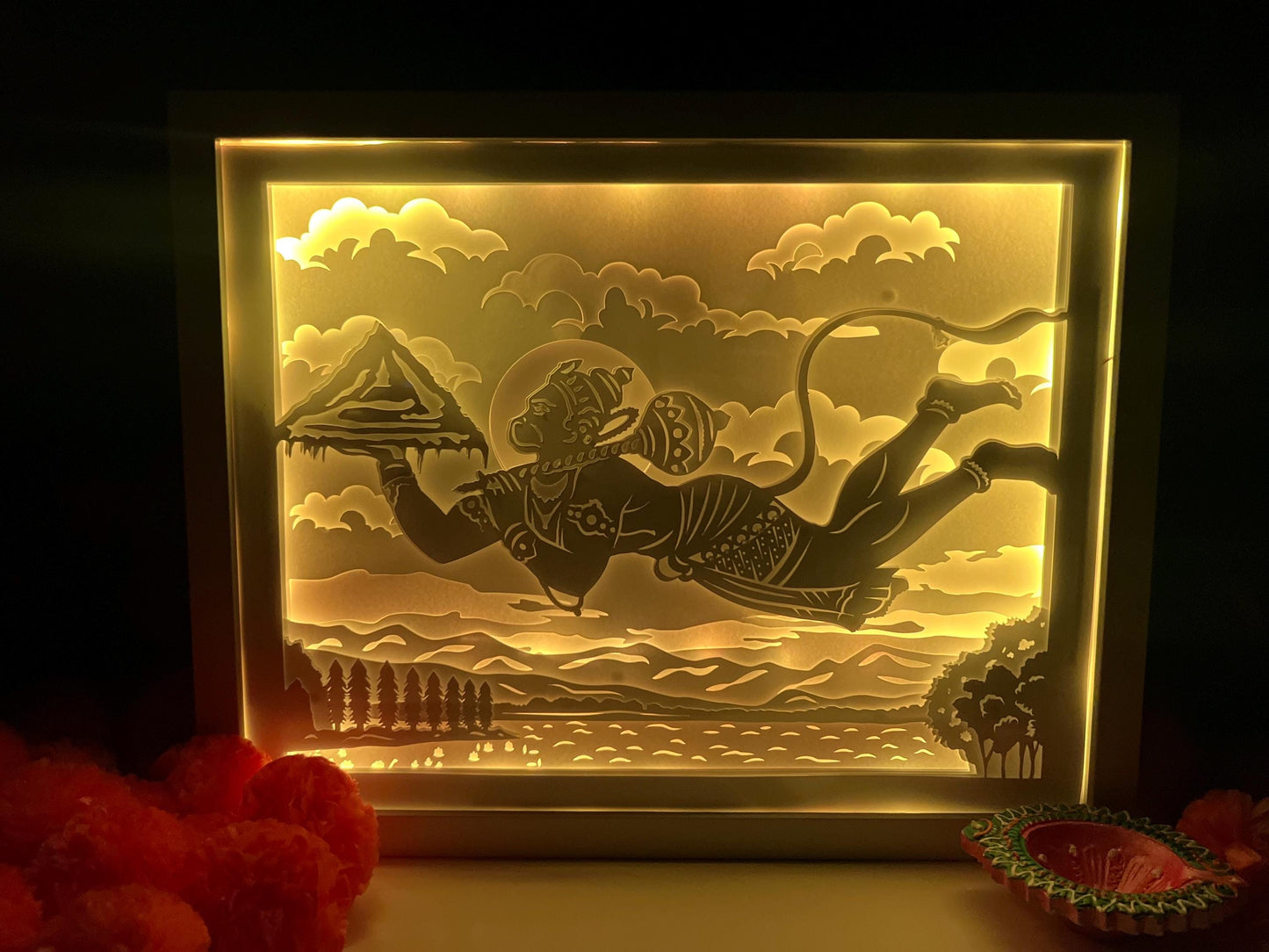 Hanuman Color Changing Lightbox