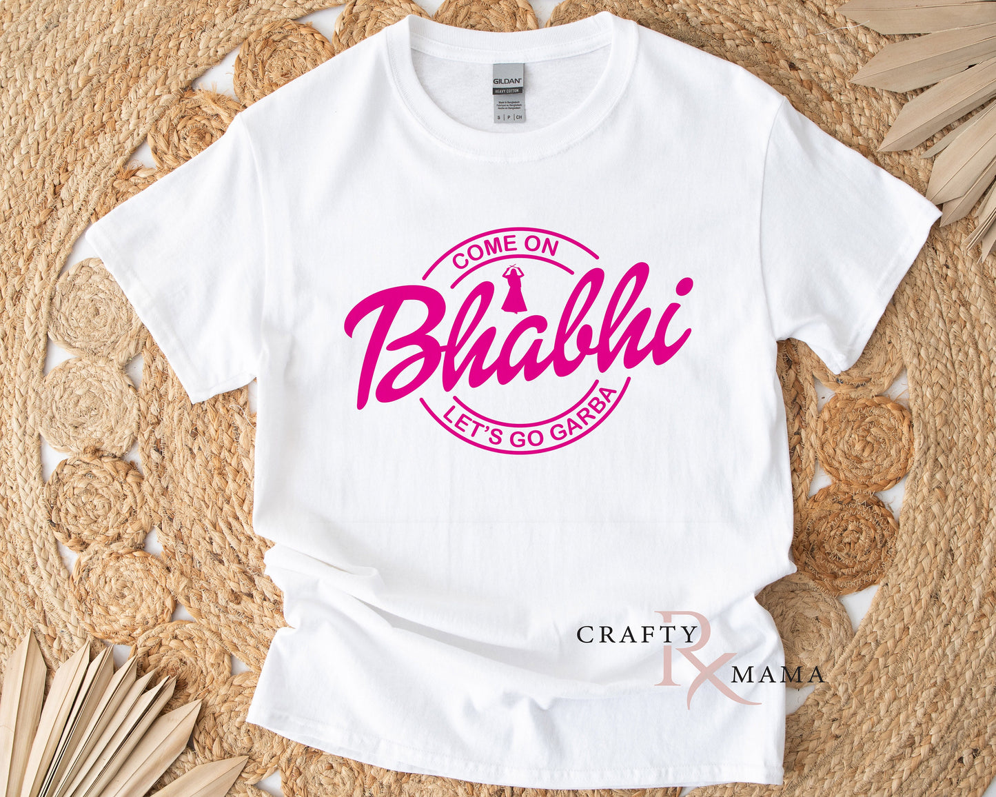 Bhabhi, Let's go Garba Silhouette T-Shirt