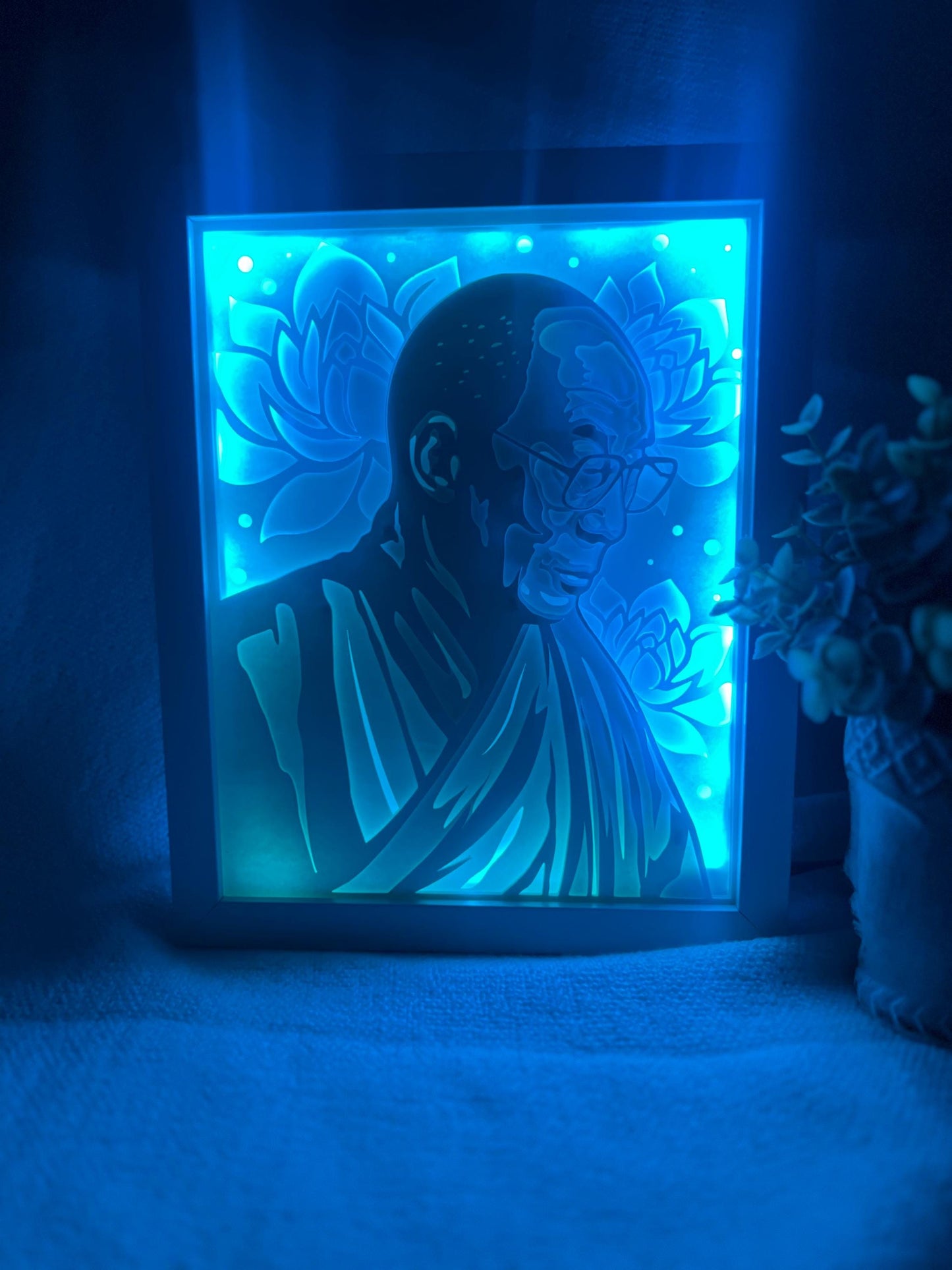 Dalai Lama Color Changing Lightbox