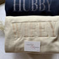 Embroidered Wifey, Hubby Sweatshirt