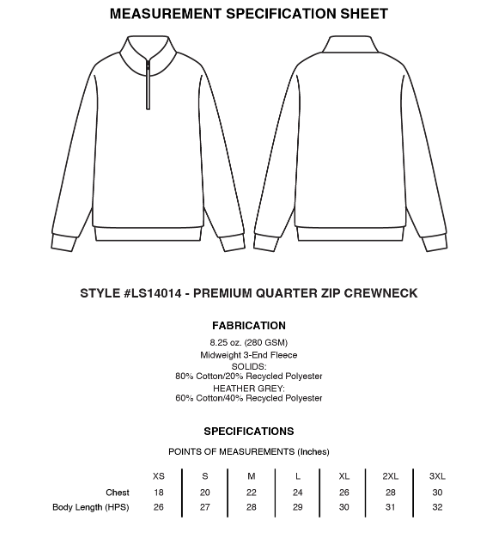 SSMC Embroidered Logo Quarter Zip